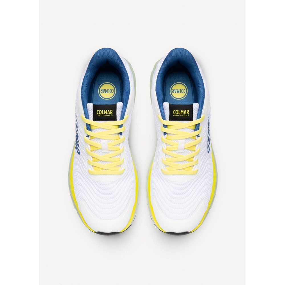 Colmar Men's Athletic Polyester & Polyurethane Sneakers - Multicolor White