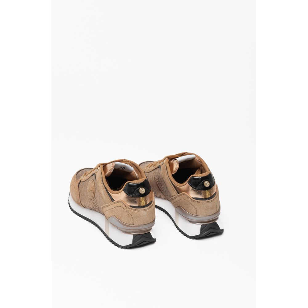 Colmar Women's Low Top Polyester Polyurethane Suede Leather Sneakers - Bronze