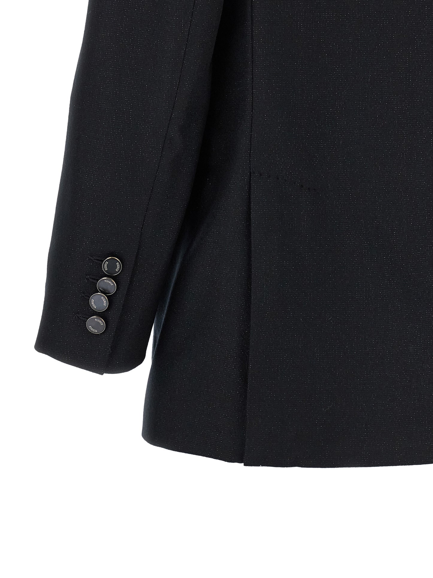 Peserico Black Virgin Wool Blazer