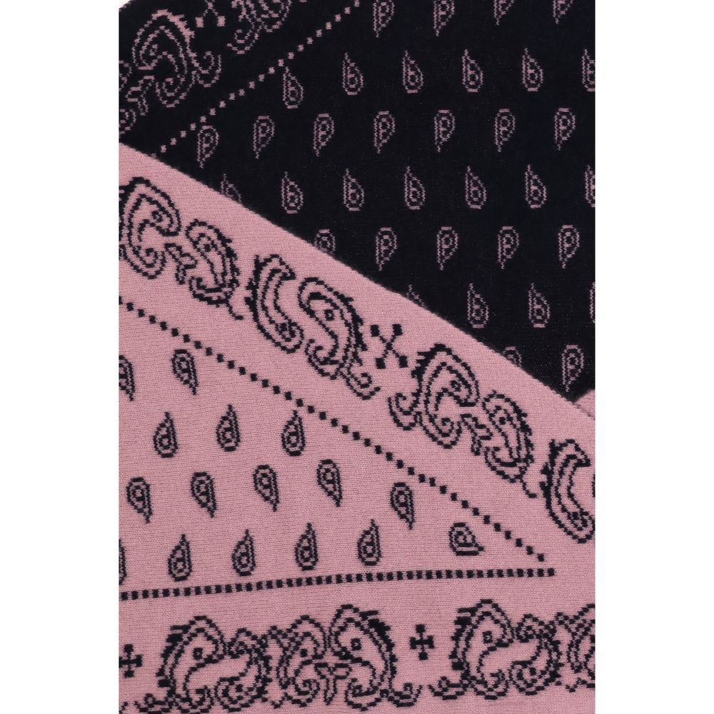Guest in Residence Cashmere Scarf - Multicolor Paisley Jacquard