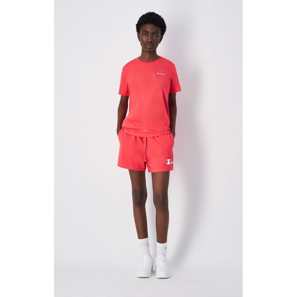 Champion Women's Stretch Cotton Activewear Shorts - Pink Rose