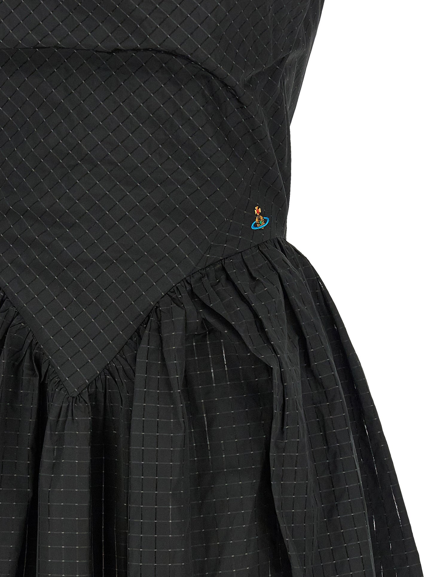 Vivienne Westwood Black Polyester Midi Dress