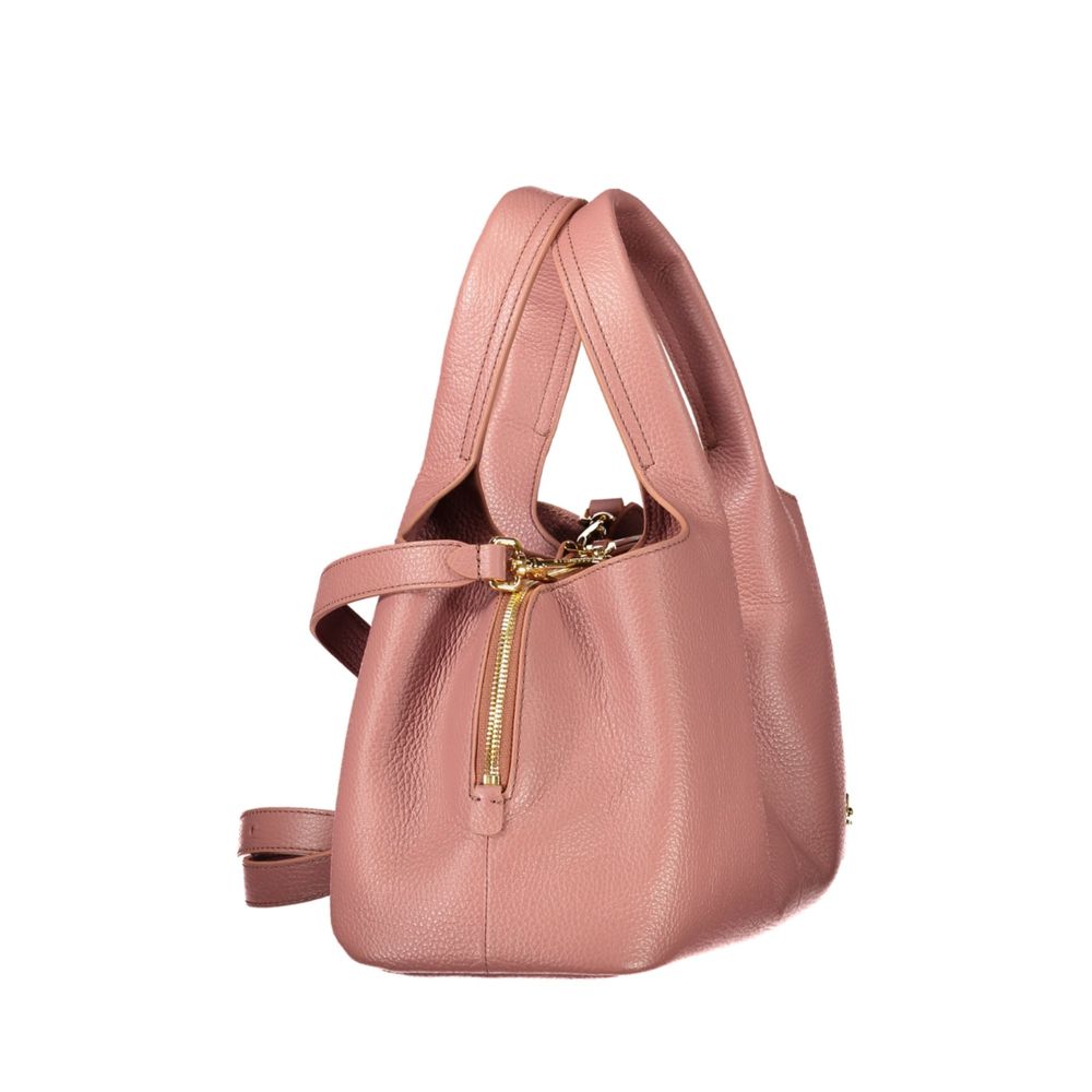 Coccinelle Leather Handbag - Pink Signature