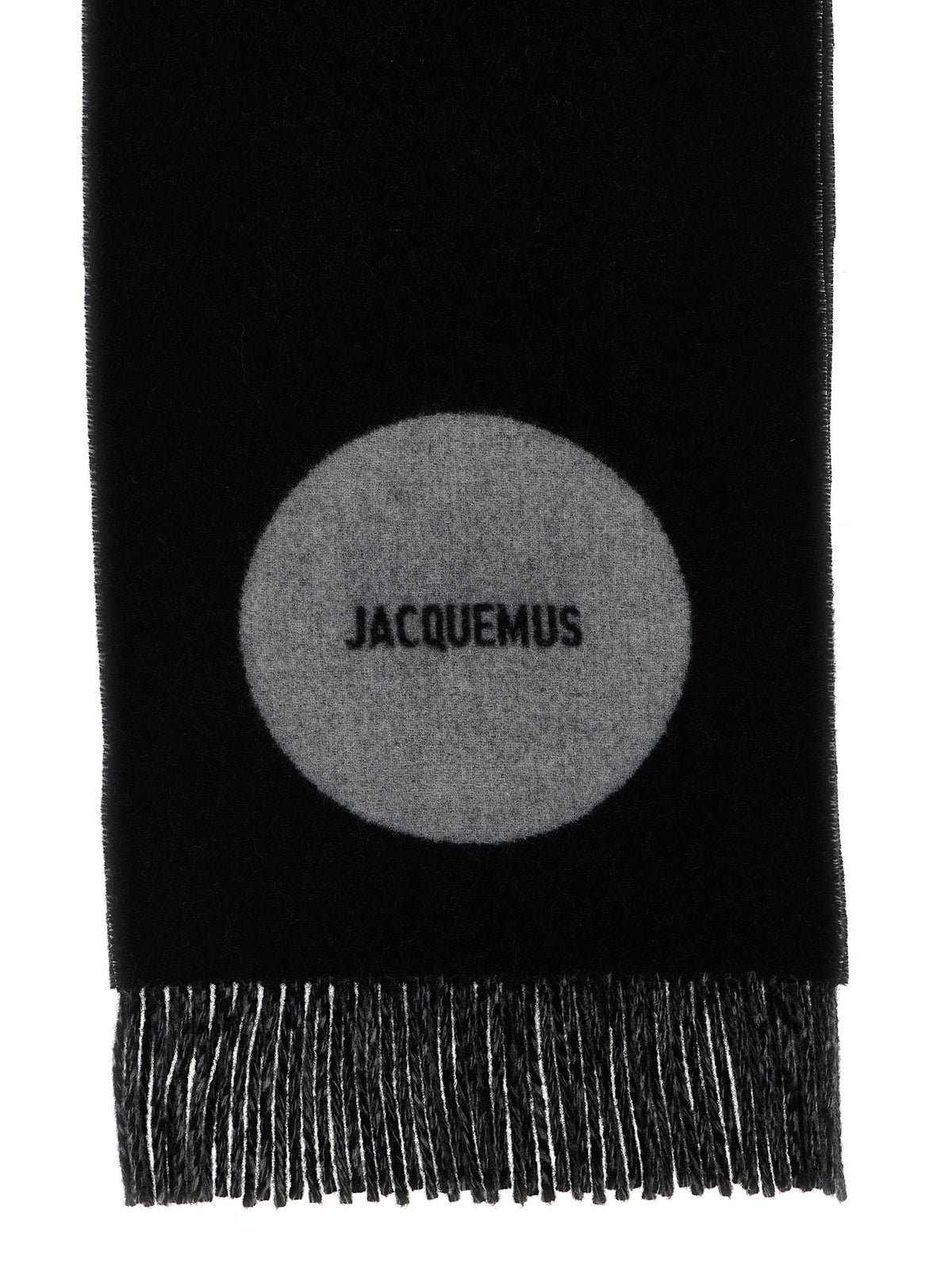 Jacquemus Virgin Wool Foulard Wrap Fringes Scarf - Multicolor