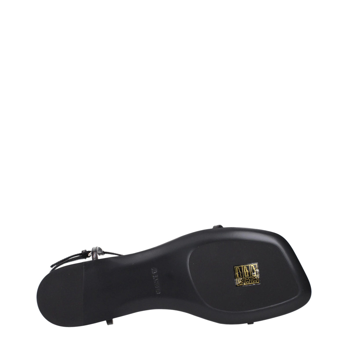 Jil Sander Women's Leather Flip-Flop Sandals - Black