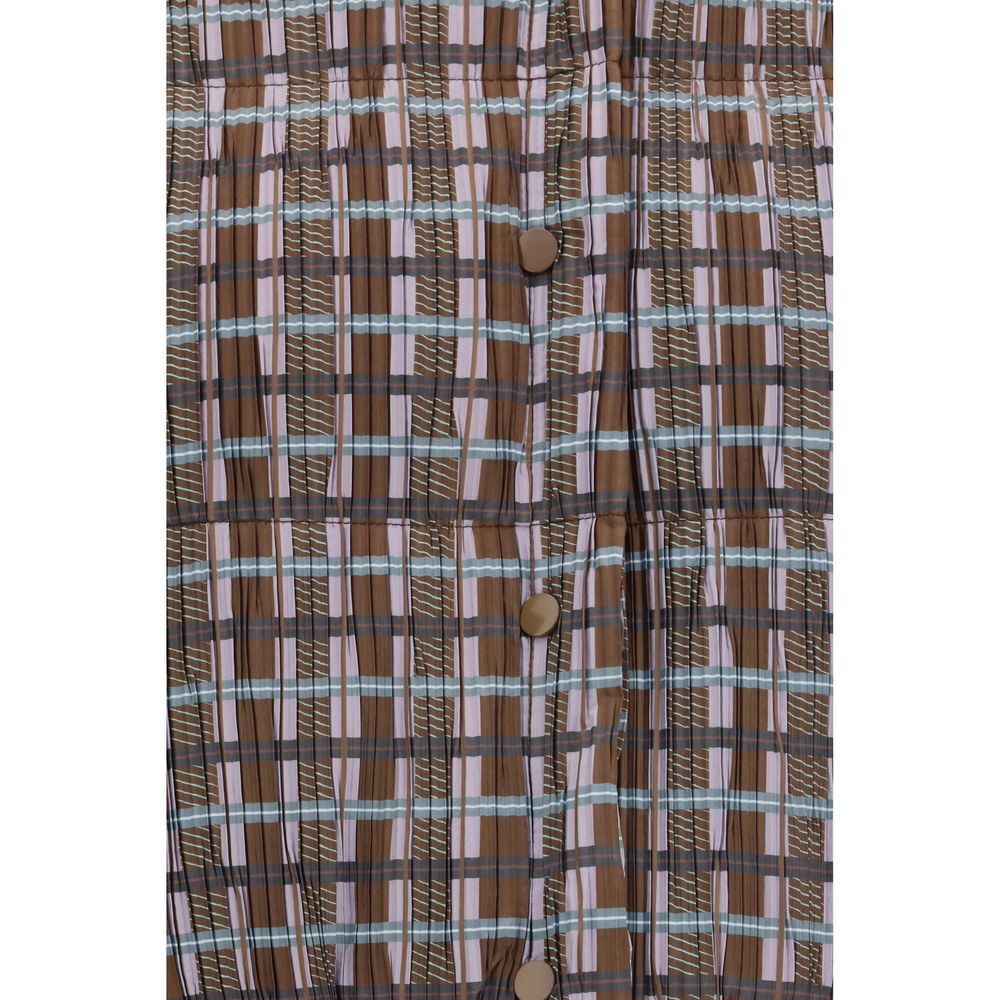 Gongdid Design Brown Goose Down Full-Length Jacket