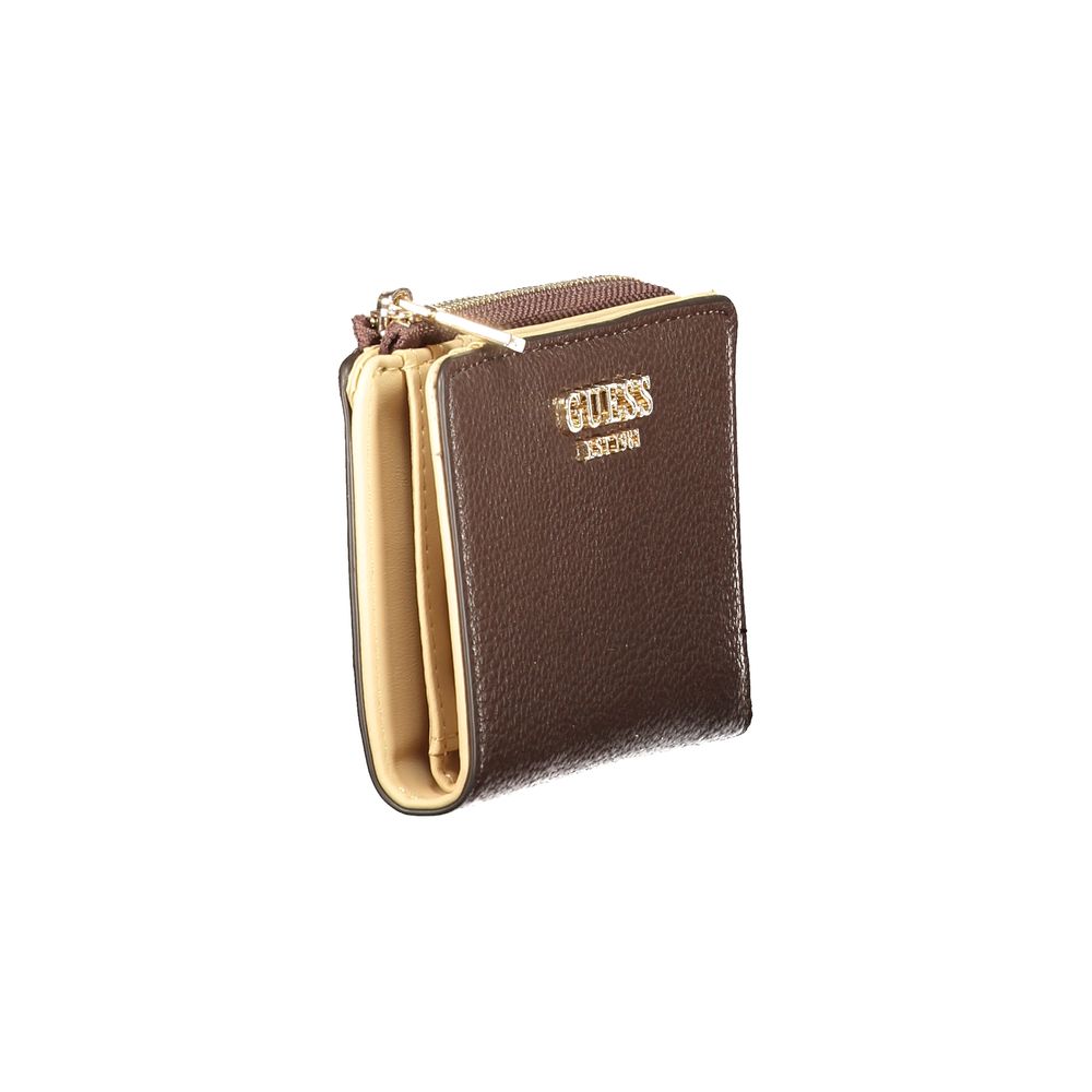 Guess Jeans Polyethylene Cardholder Wallet - Brown