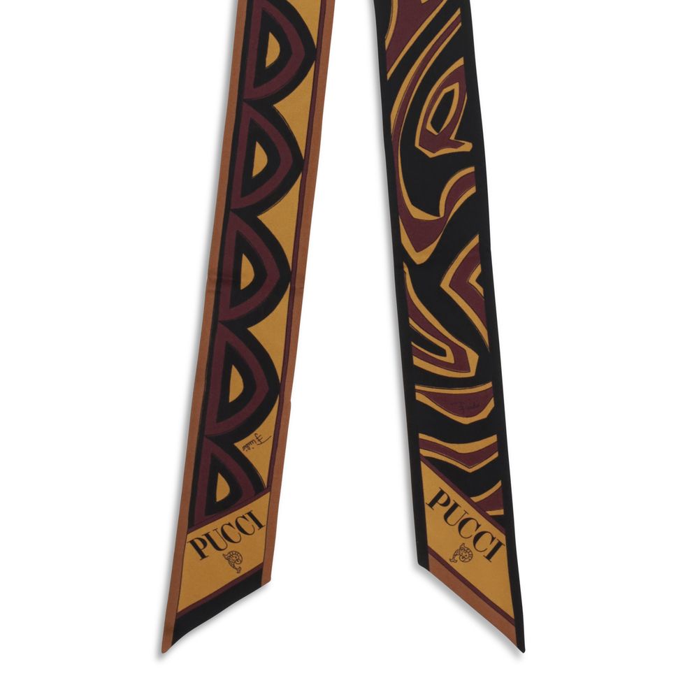 Emilio Pucci Silk Twill Scarf - Multicolor Patterned
