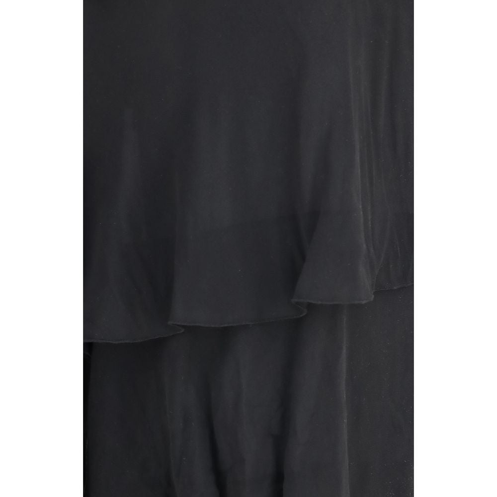 Valentino Garavani Women's Regular Fit Silk Casual Pants - Black