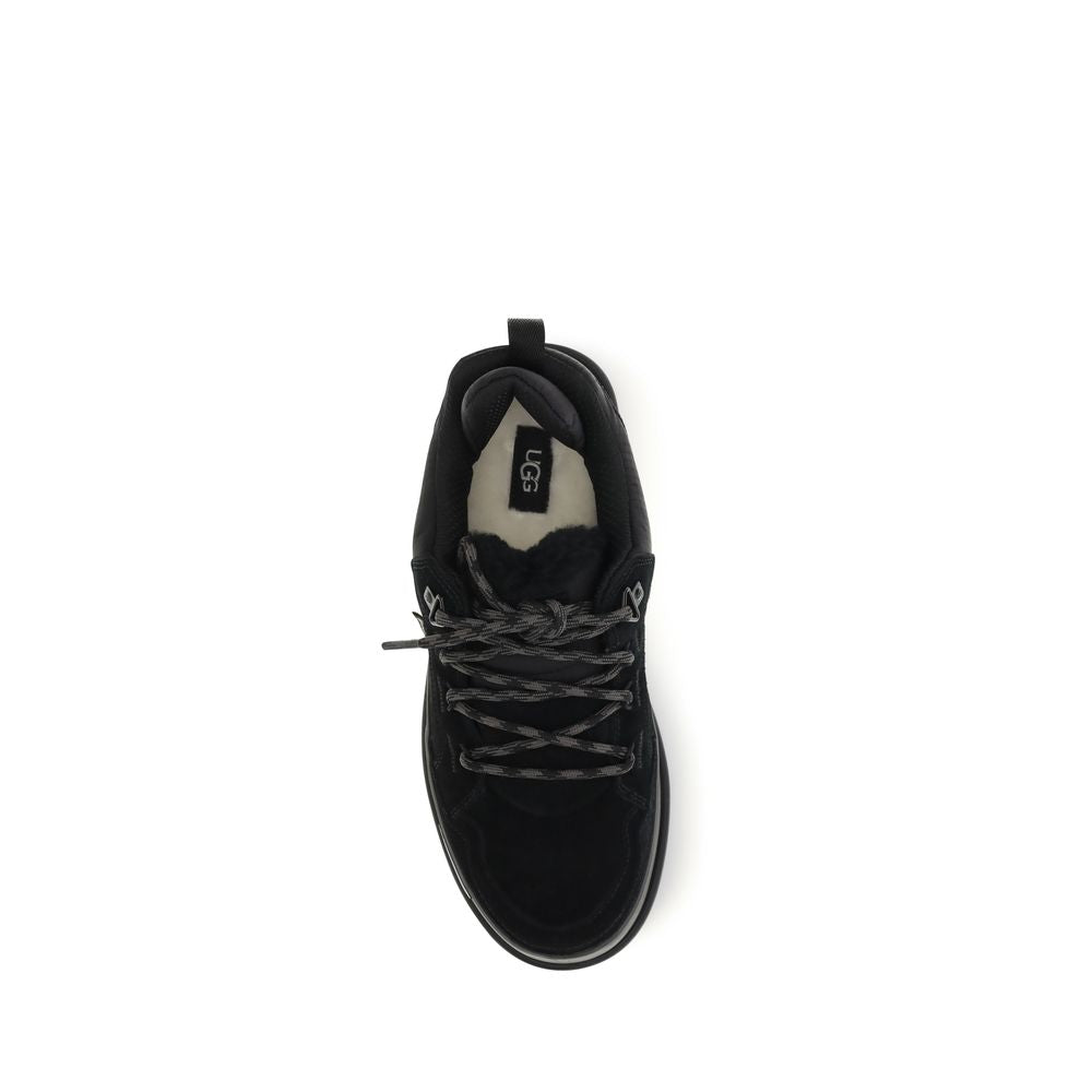 UGG Men's Athletic Bos Taurus Calf Leather Sneakers - Black Natural Signature