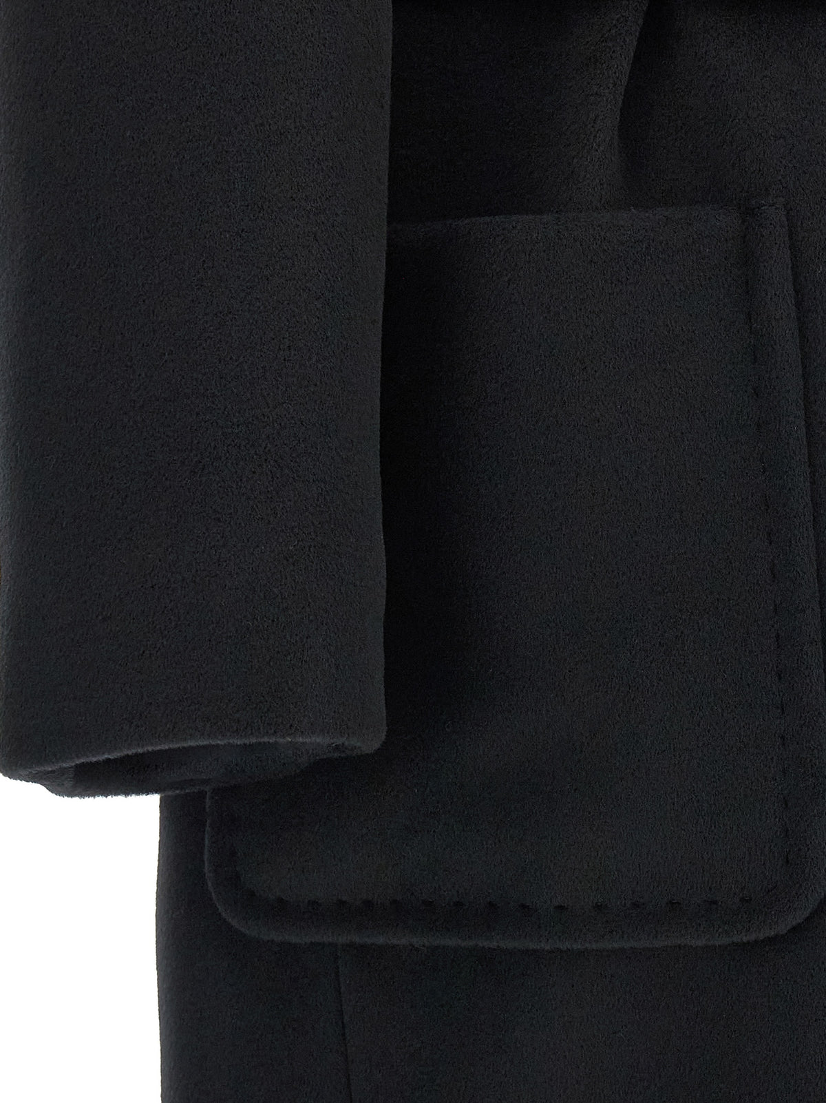 Max Mara Women's Wool Overcoat - Black