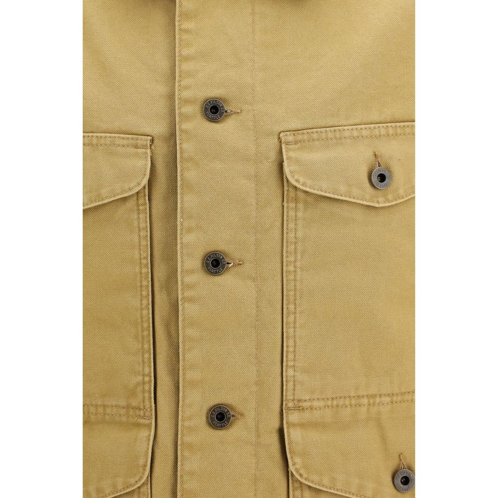 Filson Men's Cotton Corduroy & Flannel Overcoat - Beige