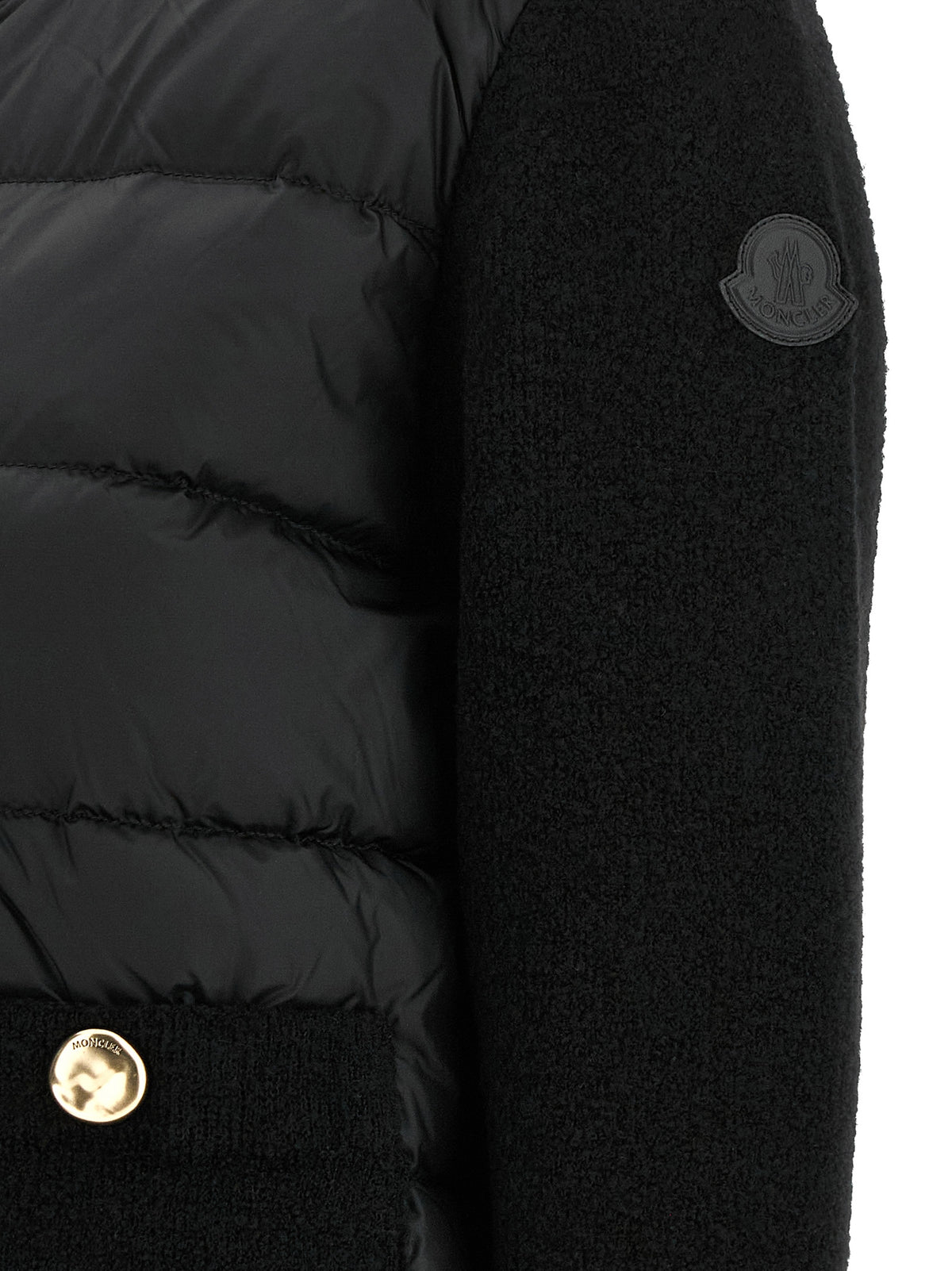 Moncler Black Polyamide Full-Length Jacket