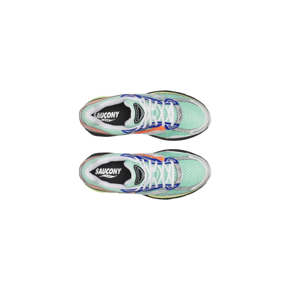 Athletic Sneakers Saucony men synthetic textile & mesh green featuring a avant-garde Men's Athletic Synthetic Textile & Mesh Sneakers design with a avant-garde athletic style for a refined finish.