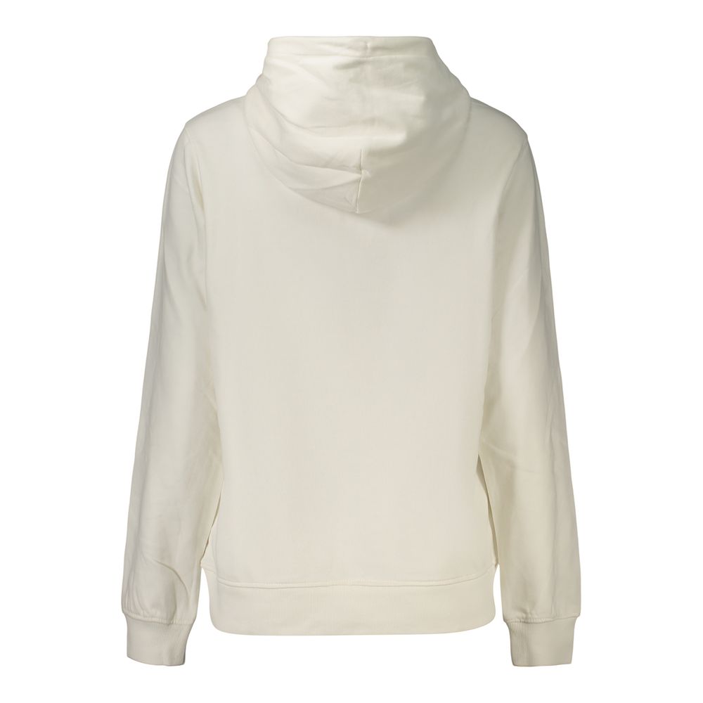 Tommy Hilfiger Women's Relaxed Fit Cotton Sweatshirt Hoodie - White