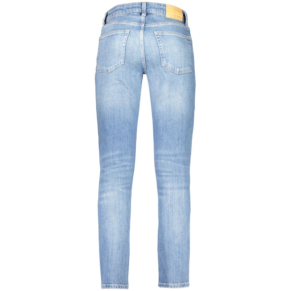 Tommy Hilfiger Blue Cotton Slim Fit Jeans