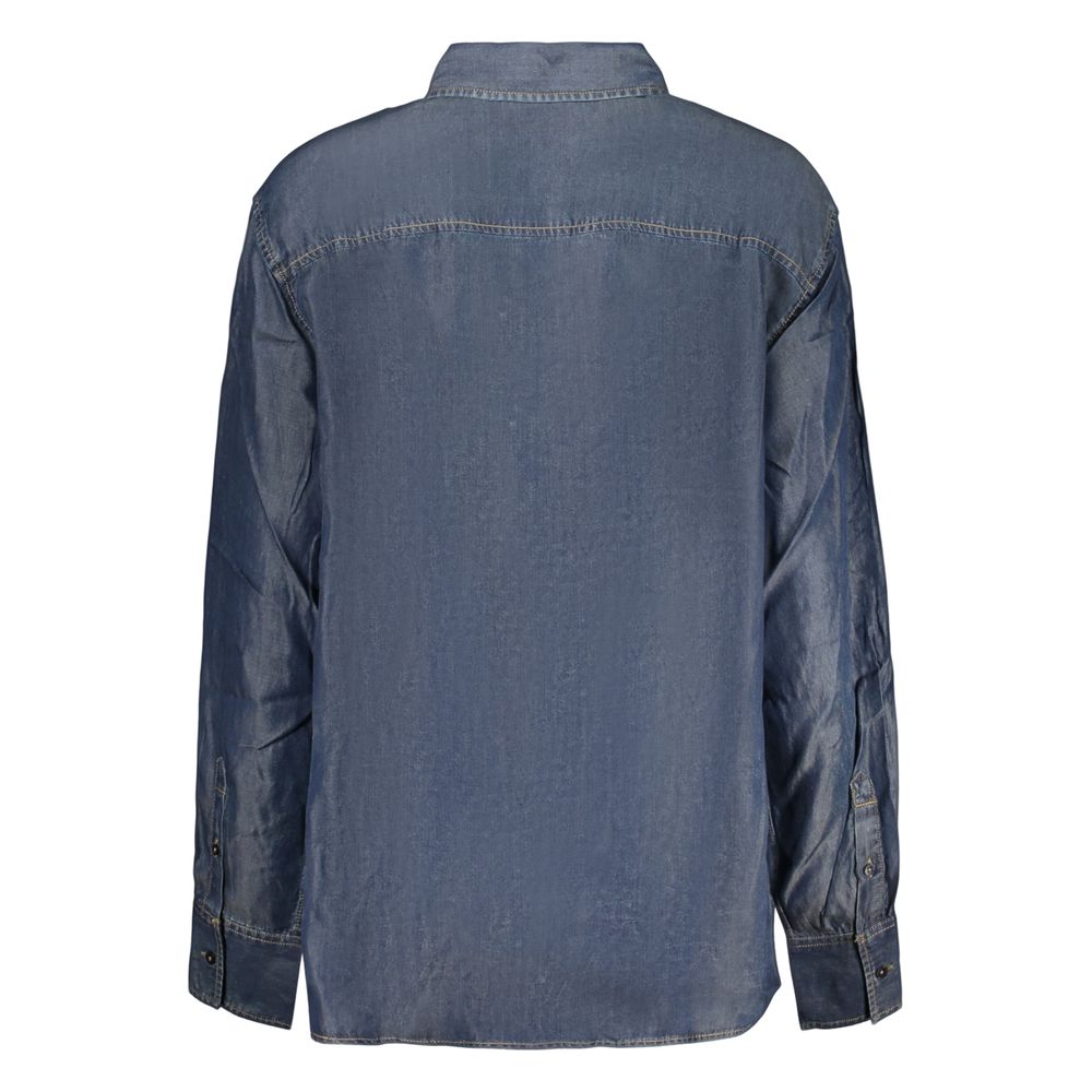 Desigual Blue Lyocell Womens Shirt