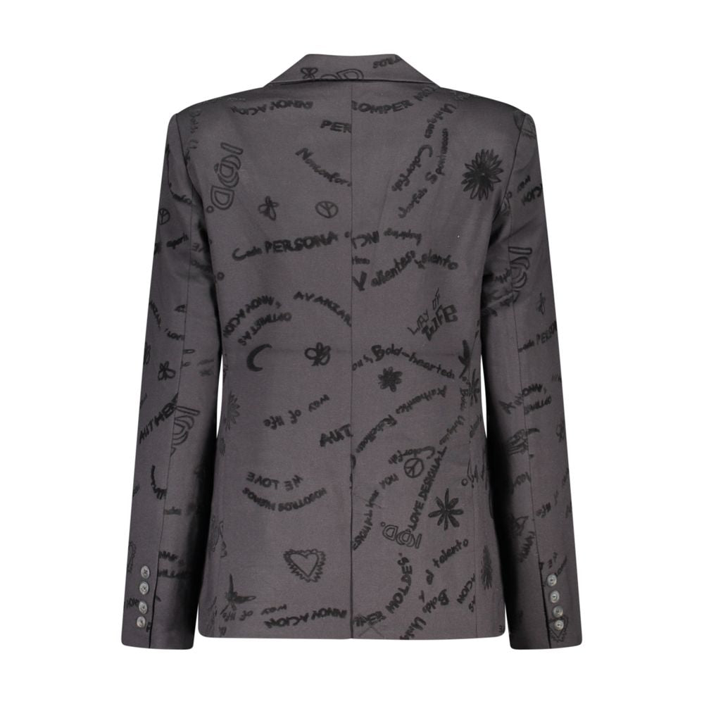 Desigual Nero Viscose Women Jacket