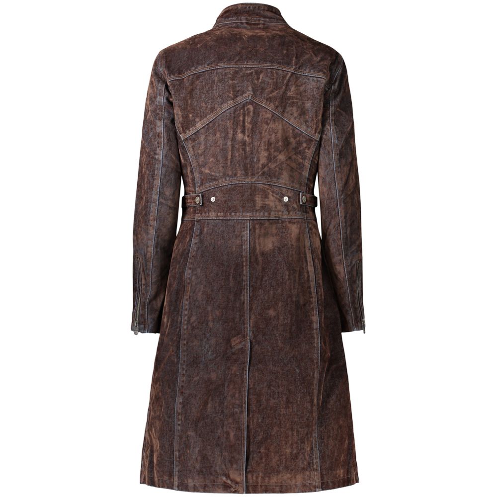 Desigual Brown Cotton Women's Jacket