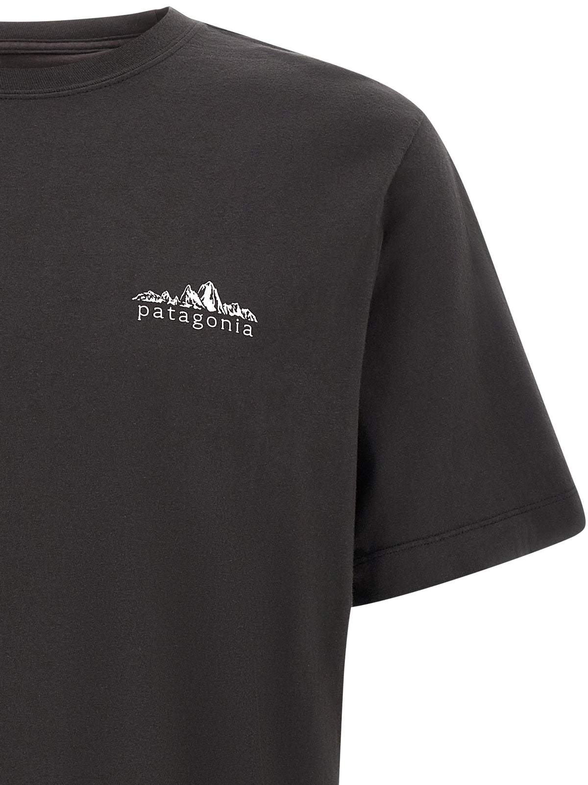 PATAGONIA Black Cotton T-Shirt