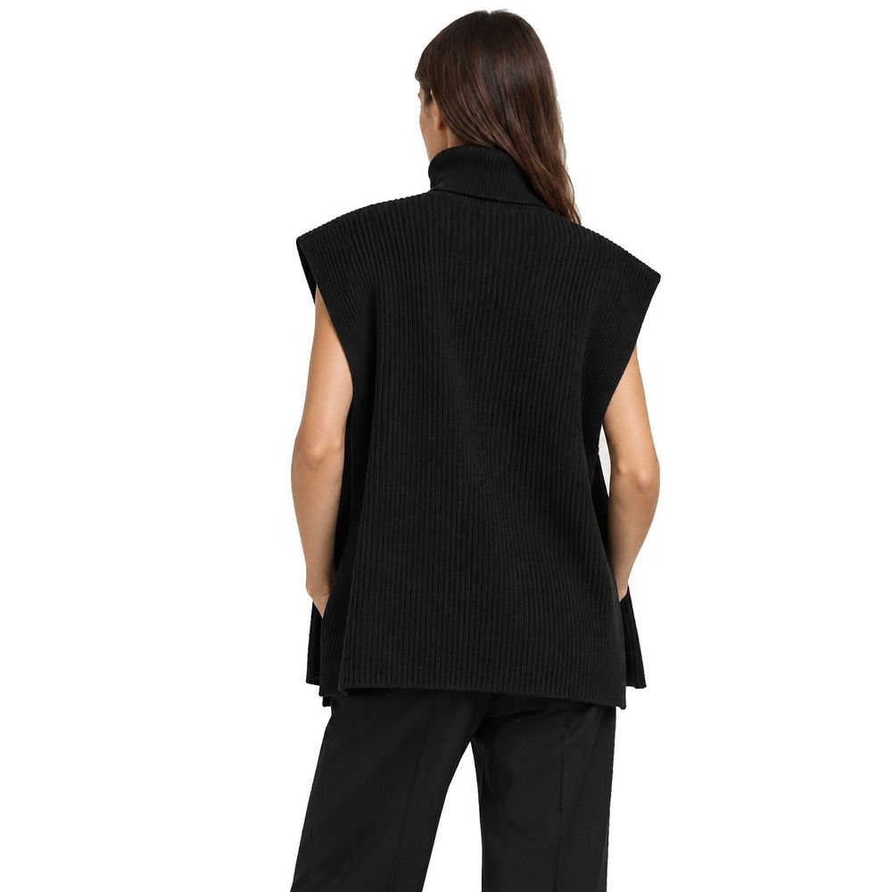 Max Mara Black Cashmere Waistcoat