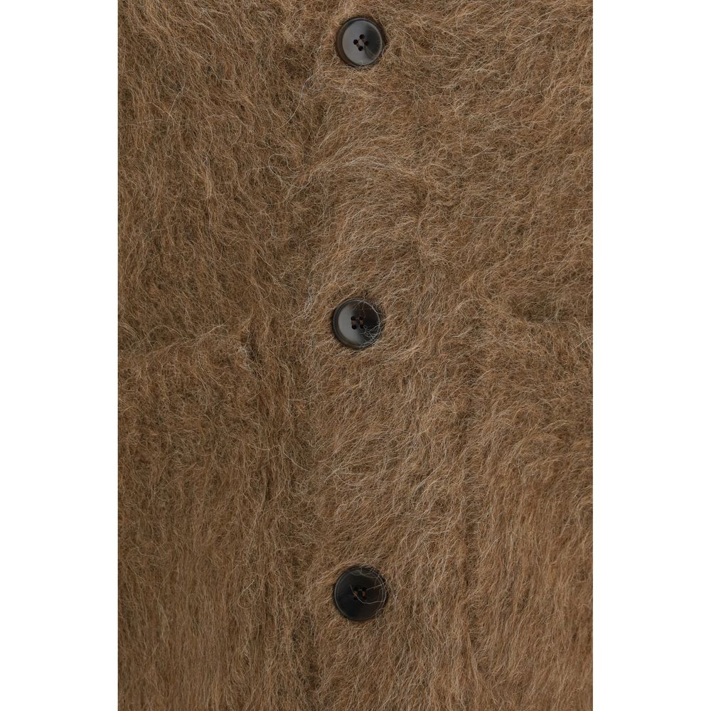 SÉFR Brown Spandex Cardigan