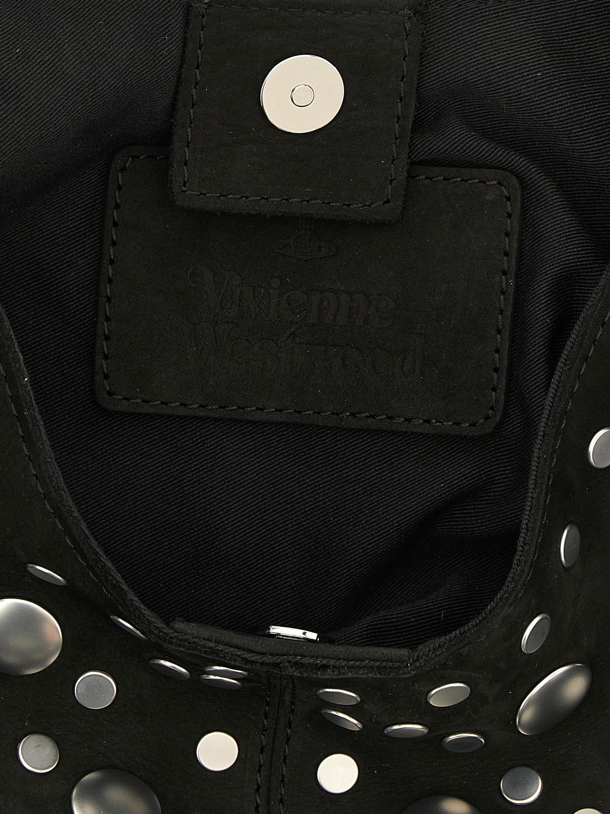 Vivienne Westwood Black Cowhide Shoulder Bag