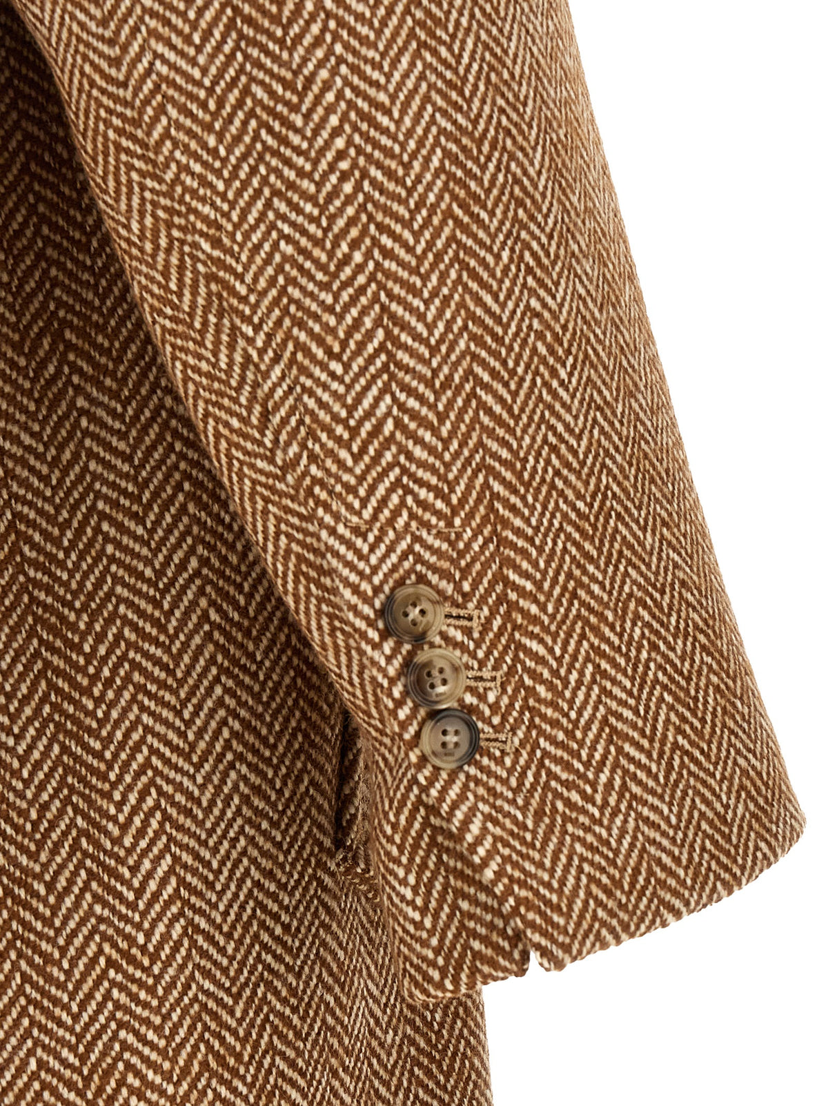Ami Paris Brown Virgin Wool Coat