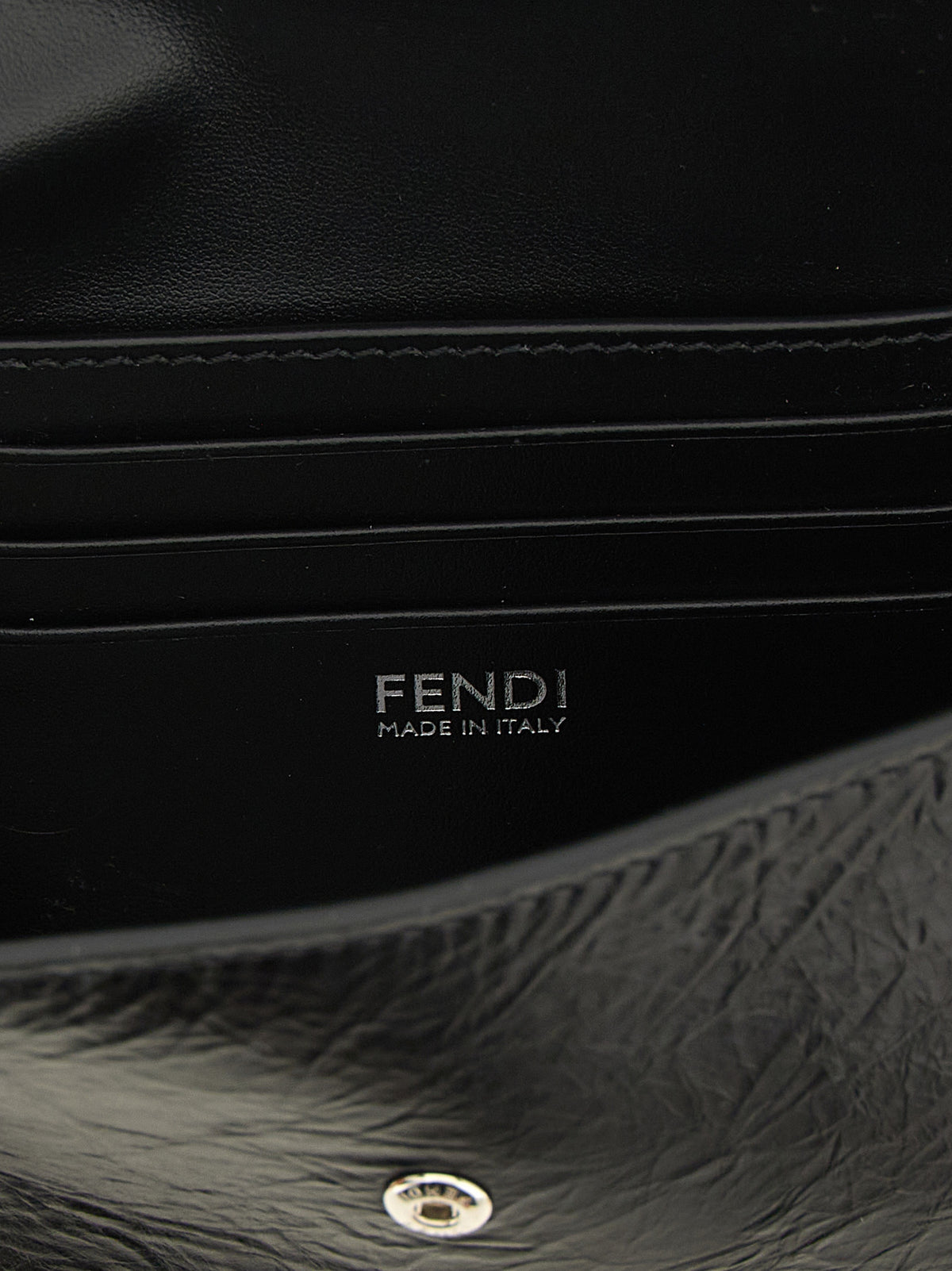 Fendi Black Calfskin Cardholder
