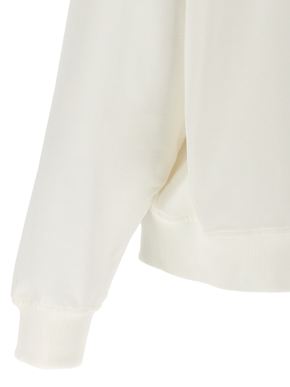 Brunello Cucinelli White Cotton Hoodie