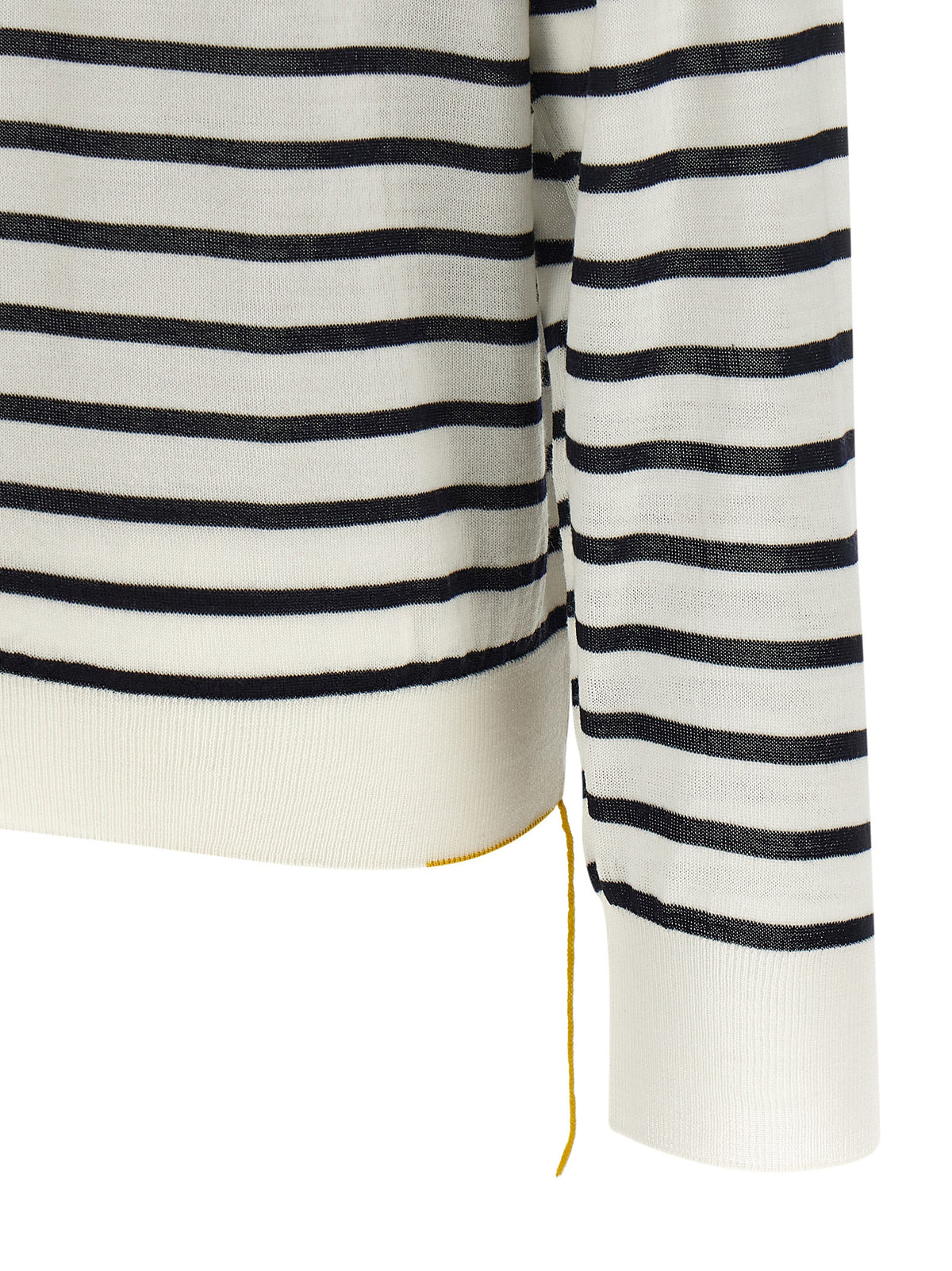 Fendi Bicolor Virgin Wool Cardigan