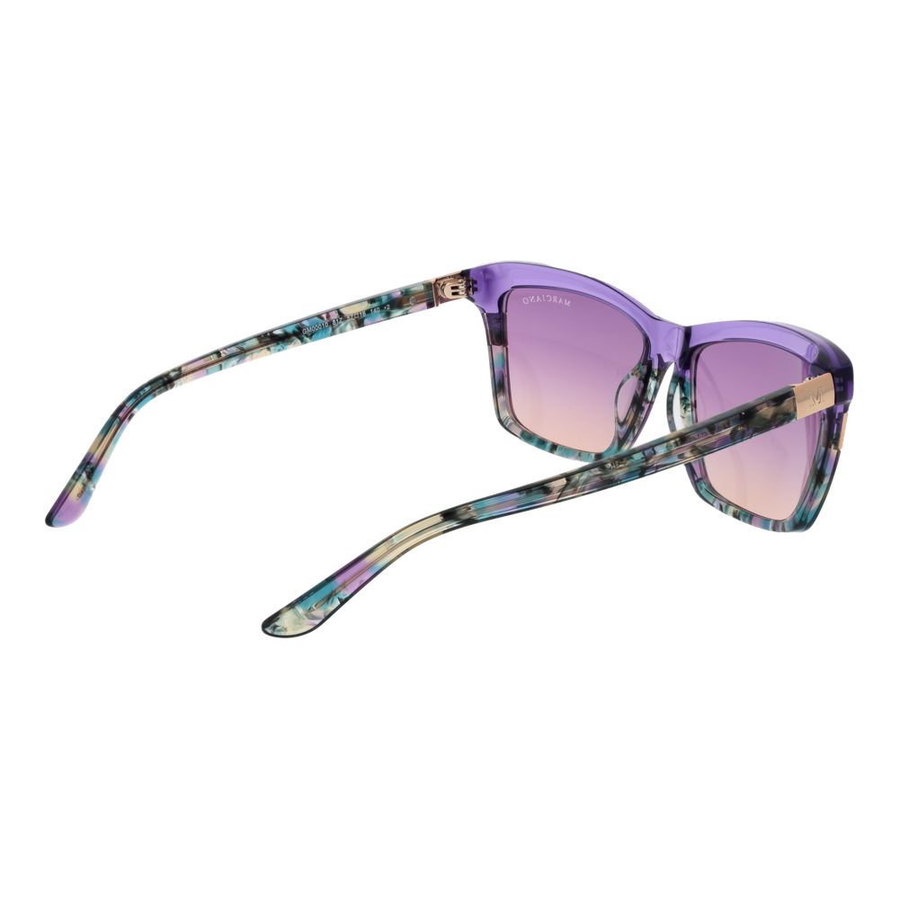Marciano by Guess Rectangle Gradient Medium-Tint Acetate Sunglasses - Purple