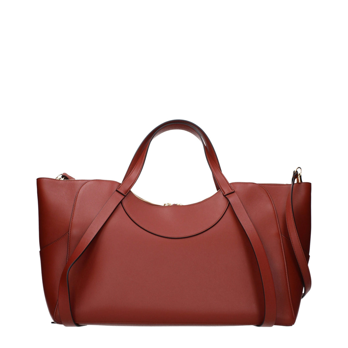 Handbag by Givenchy for women in leather brown features a contemporary silhouette, showcasing a secure , ample , and contemporary for a sophisticated look.
