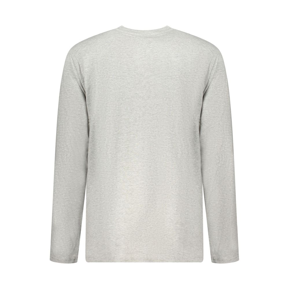 Activewear T-Shirt by Norway 1963 for men in cotton gray features a sporty silhouette with and crew neckline, showcasing innovative for a sporty finish.