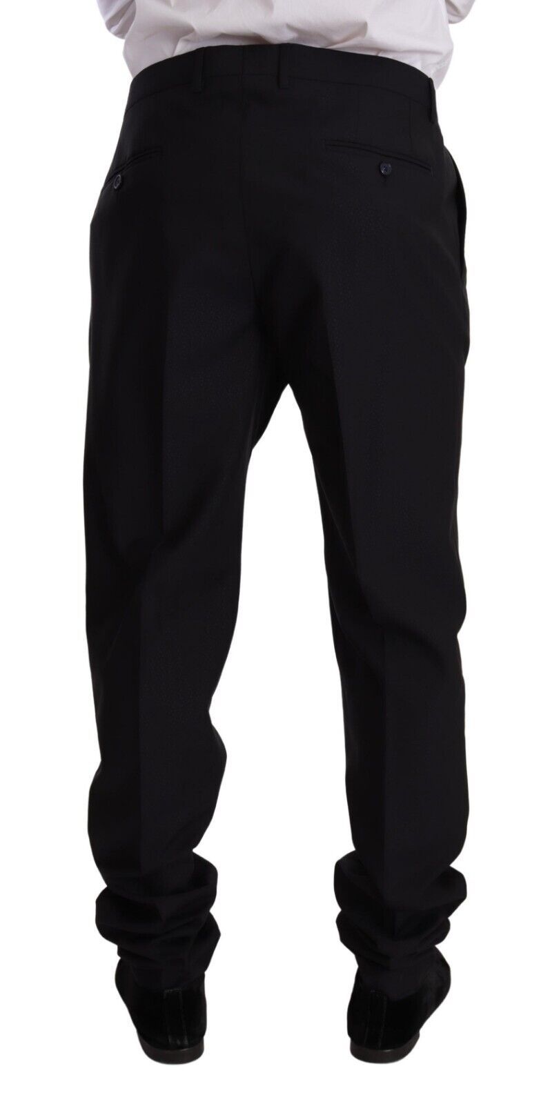 Dolce & Gabbana Men's Blue GOLD Wool Single Breasted 2 Piece Suit