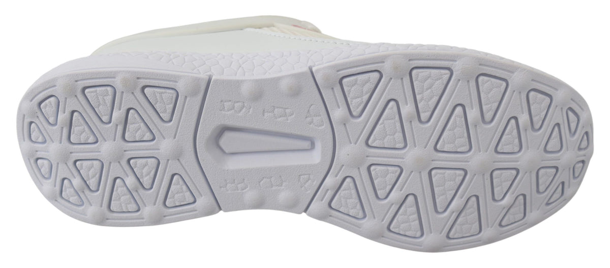 Plein Sport Women's Athletic Polyester & Rubber Sneakers - White