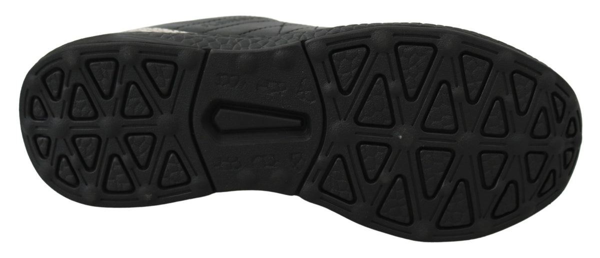 Plein Sport Women's Athletic Polyester & Rubber Sneakers - Black