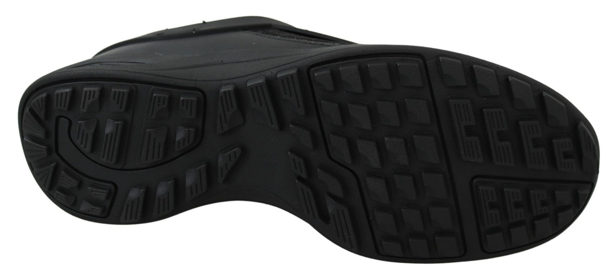 Plein Sport Women's Athletic Polyester & Rubber Sneakers - Black
