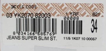 Grey Cotton Stretch Slim Fit Jeans