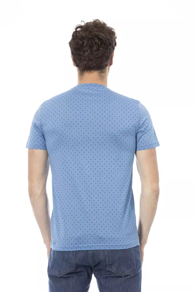 Baldinini Trend Men's Light-blue Cotton T-Shirt