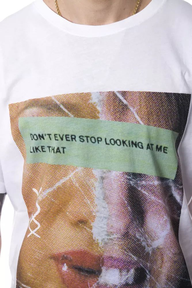 Nicolo Tonetto Men's Bianco White T-shirt