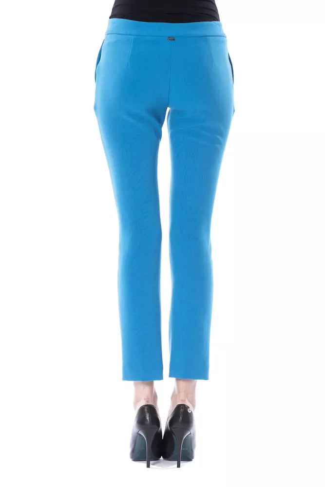 Iris Blue Women's Skinny Pants