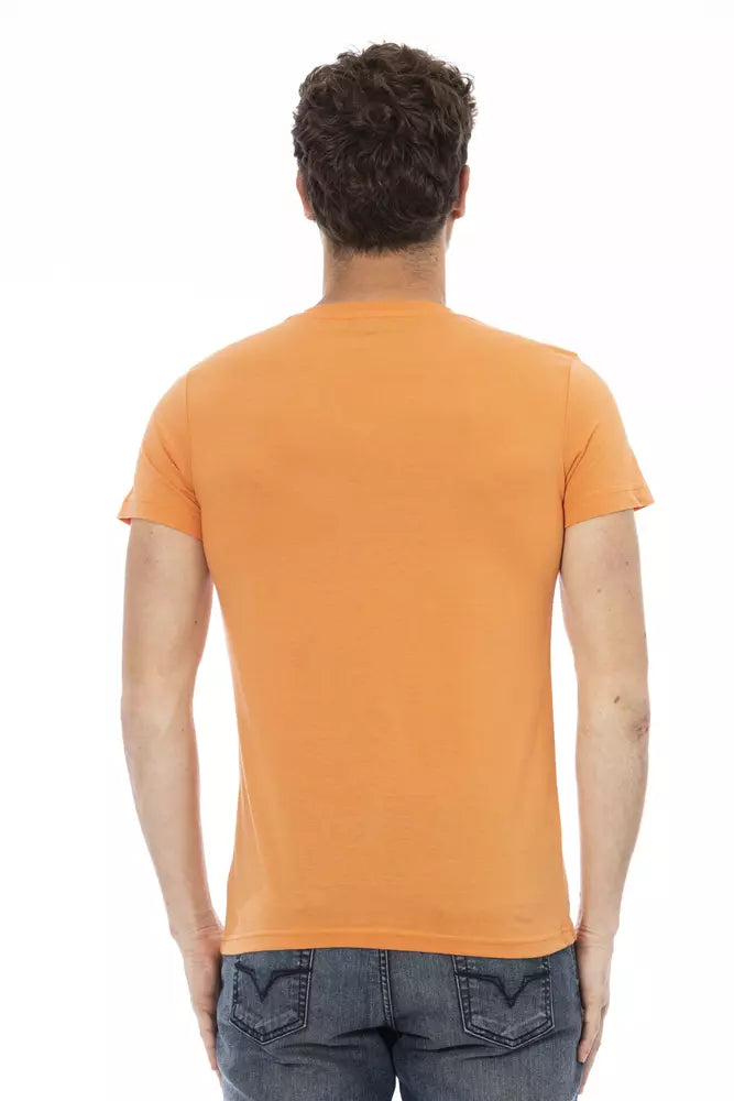 Trussardi Action Men's Orange Cotton T-Shirt