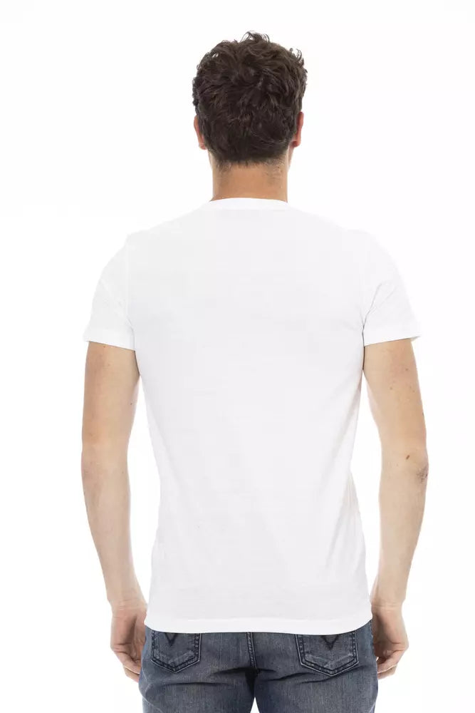 Trussardi Action Men's White Cotton T-Shirt