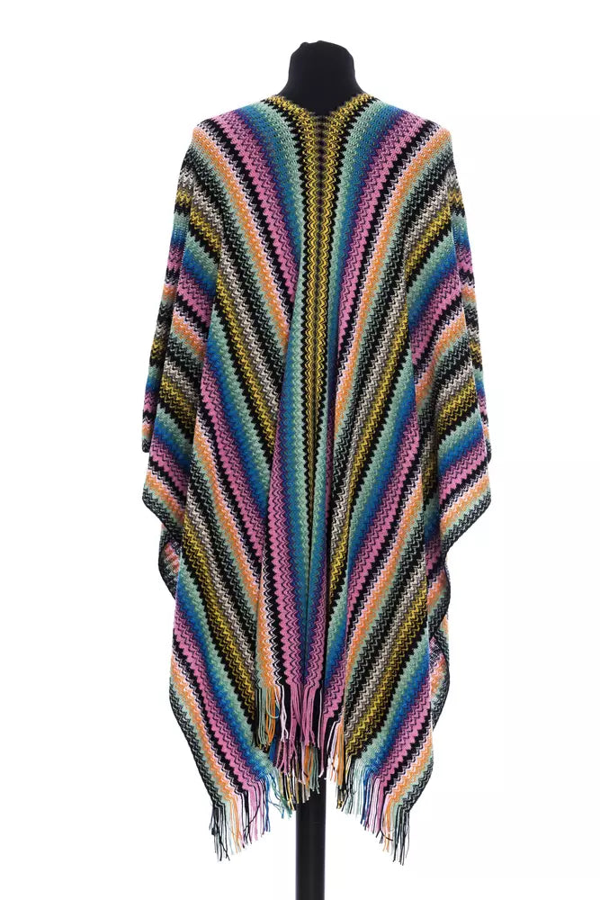 Missoni Women's Multicolor Wool Poncho