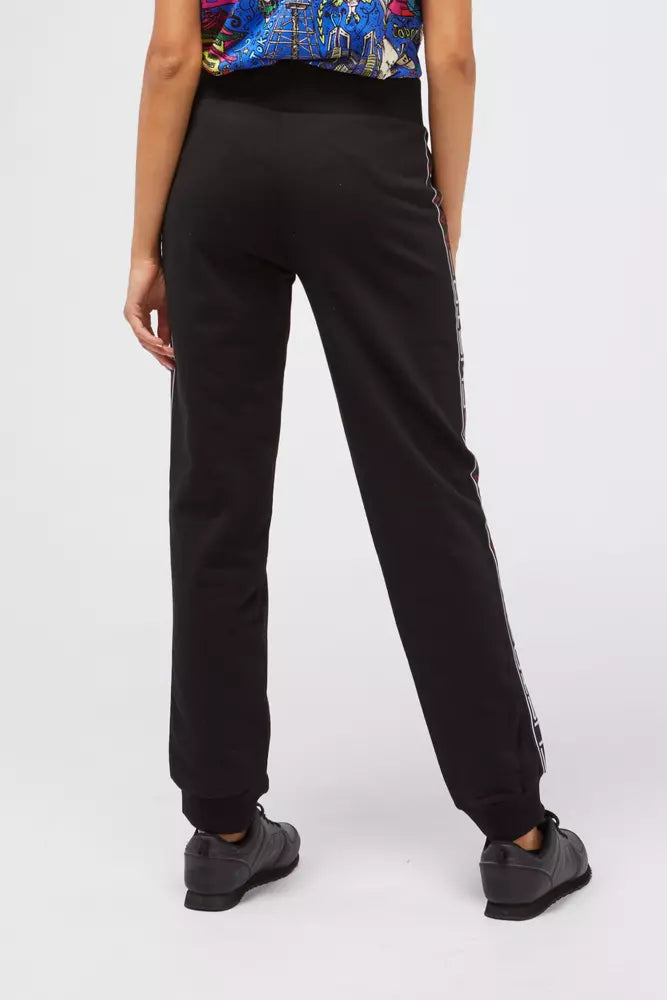 Black Custo Barcelona Women's Cotton Joggers Pants