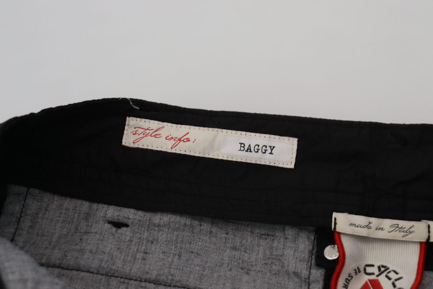 Cycle Black Cotton Baggy High Waist Women Pants