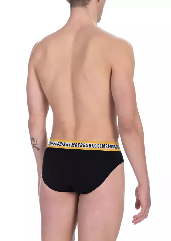 Bikkembergs Black Cotton Underwear
