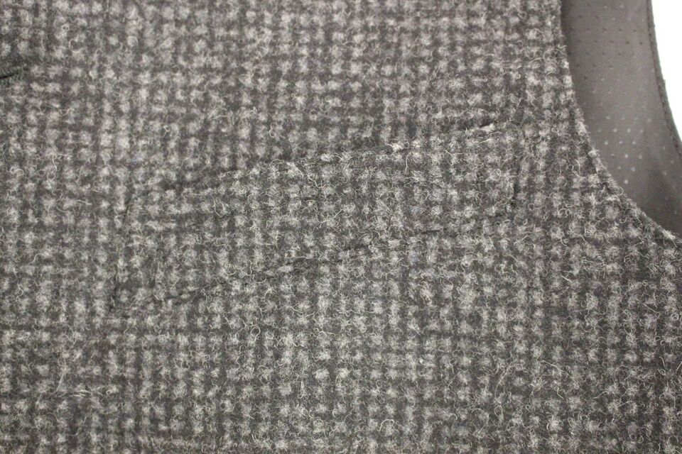 Dolce & Gabbana Men's Single Breasted Wool Vest - Gray