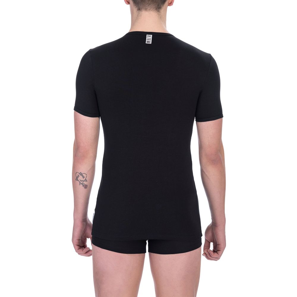 Bikkembergs Men's Black Cotton T-Shirt